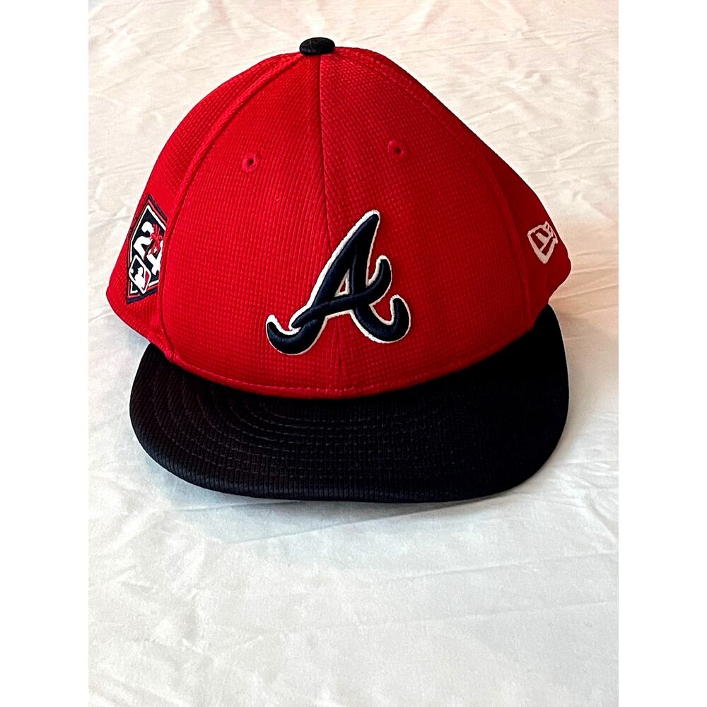 NEW ERA 59FIFTY ATLANTA BRAVES FITTED HAT – SIZE 7 1/8